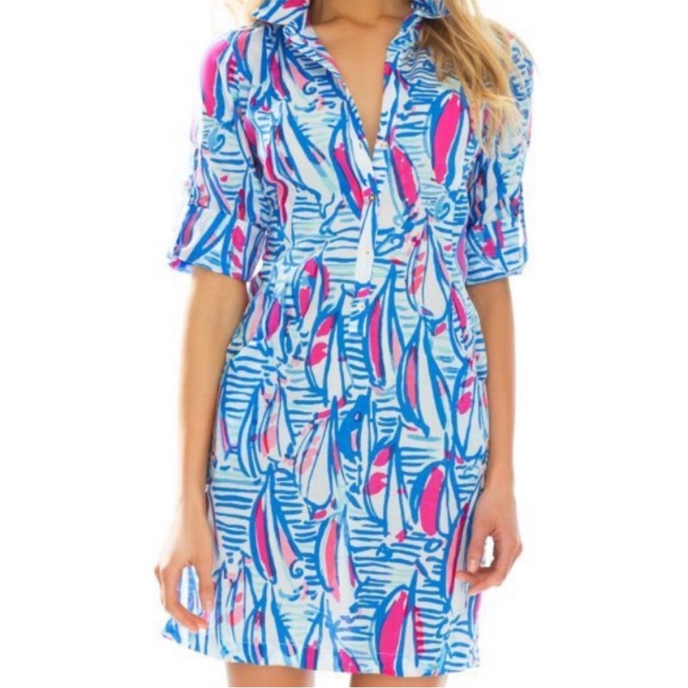 Lilly Pulitzer Sanibel Tunic Dress/Swim Cover-Up